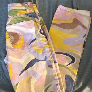 Zara, colorful swirl, unworn, with tags, size 0 (32) xs